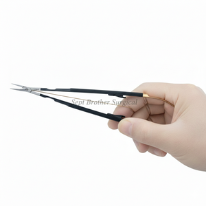 Porte-aiguilles en acier inoxydable de qualité supérieure avec manche doré, inserts en carbure de tungstène, outils de microchirurgie de qualité chirurgicale - Product Image 2