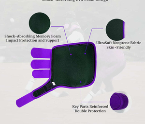 Brida de Nailon Resistente para Caballos con Cierre Fuerte, Botas Protectoras para Terapia de Cascos Equinos para la Recuperación de Lesiones - Product Image 4