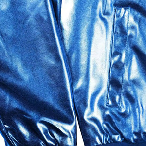 TITLISTS nouveauté haute qualité hommes plaine Bomber veste tissu Satin Logo personnalisé vêtements d'entraînement hiver hommes Satin veste - Product Image 4