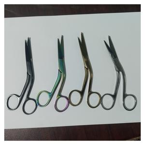 Tijeras de vendaje de acero y Metal para enfermera, herramienta de vendaje quirúrgico con hoja recta y acabado de espejo, de primera calidad, Knowles - Product Image 1