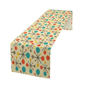 Fourniture en vrac nouvelle conception tendance de qualité supérieure impression personnalisée 100% coton matériel chemin de table - Product Image 6