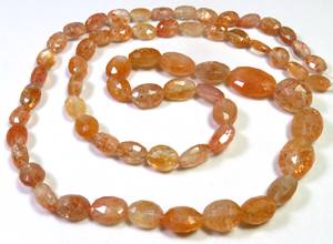 ลูกปัดหินสีรุ้งทรงวงรีทรงเหลี่ยมเพชรพลอยสีส้มธรรมชาติขนาด18-12มม. ลูกปัดอัญมณีหลวม6-12มม. - Product Image 6