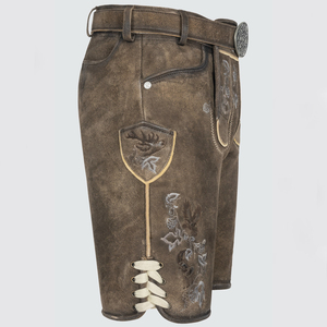 สินค้าใหม่2025บาวาเรียสำหรับผู้ชายกางเกงหนังสำหรับเทศกาลเบียร์บาวาเรียถนนสูง Lederhosen - Product Image 3