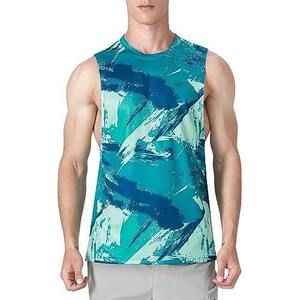 Camiseta sin mangas deportiva con estampado de logotipo personalizado OEM, chaleco deportivo informal de alta calidad, cuello con capucha, tejido transpirable de poliéster, Color sólido para - Product Image 1