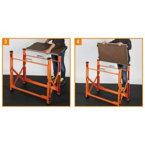 Banco DE TRABAJO plegable BETA con plataformas de trabajo portátiles ligeras - Product Image 3