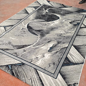 Alfombra Turca de Poliéster Afelpada Adiva, Tejida en Jacquard, Hecha a Máquina, de Pelo Alto, Acolchada, Reversible, Lavable y Resistente a las Manchas - Product Image 1