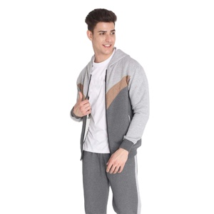 Chaqueta con capucha de calidad superior para hombre Conjunto de dos piezas de moda personalizada Joggers Chándal Tamaño XL Impreso - Product Image 1