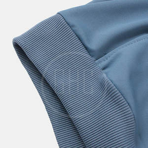 Chemises de survêtement pour hommes de coupe régulière conceptions personnalisées couleurs motif solide teint uni respirant écologique pour l'hiver - Product Image 5