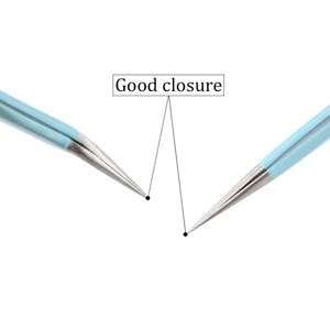 Nouveau kit de pinces à extensions de cils multi-volumes en acier inoxydable multicolores avec embout en fibre et poignée isolante, avec étui - Product Image 5