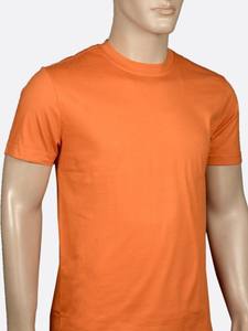Camiseta de Algodón 100% para Hombre, Corte Regular, Transpirable, Tela Oxford de 300g, Dobladillo Curvo Extendido, Cuello Redondo, Venta al Por Mayor OEM - Product Image 3