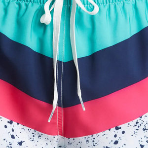 Shorts de sublimation pour hommes, taille mi-haute, légers, à poche, couleur unie, séchage rapide, respirants, 100% polyester, tailles adultes, vente en gros - Product Image 4