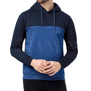Sweat à capuche épais en molleton 100 % coton de haute qualité pour homme, coupe classique, avec logo personnalisé, couleur unie, idéal pour l'hiver - Product Image 1