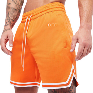 กางเกงขาสั้นเล่นกีฬาวิ่งแห้งเร็วสำหรับผู้ชายกางเกงขาสั้นเล่นบาสเก็ตบอลตาข่ายแบบสั่งทำ - Product Image 1