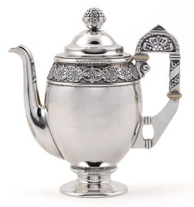 Nuevo diseño atractivo fabricante de cafeteras atractivas cafeteras en diseño de color plateado en el lado exterior - Product Image 5