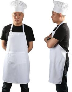 Gran oferta, delantal de tela de sarga de calidad Premium Unisex, tamaño y Color personalizables para restaurante y bar, uniformes ODM - Product Image 2