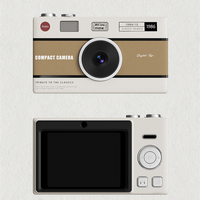 Cámara Digital Mini Y12 4K de 68MP con Doble Lente, Enfoque Automático, Cámara de Bolsillo con Zoom 16X, Cámara Vintage para Vlogs, OEM ODM