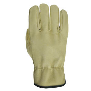 Guantes de invierno de cabra Guantes de conductor de cuero de ajuste cómodo para guantes de conductor de cuero de vaca de seguridad para las manos. - Product Image 5