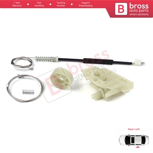 ชุดซ่อมมอเตอร์กระจกหน้าต่างด้านหลังซ้าย รุ่น BWR5447 สำหรับรถยนต์ซีรีส์ 5 F10 F18 F11 แบบ 4/5 ประตู ปี 2009-2017 รหัสอะไหล่ 51357182613 - Product Image 5