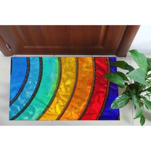 Tapis imprimé coloré, tapis vibrant, cadeau pour demoiselle d'honneur, tapis de chambre, tapis à poils doux - Product Image 5