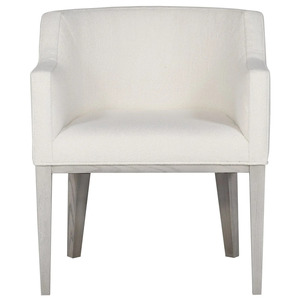 Silla de Comedor Moderna de Tela, Sillón Tapizado con Patas de Madera, Silla Lateral para Hotel, Restaurante, Comedor - Product Image 4