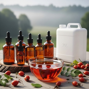 Proveedores de Aceites Naturales para el Cuidado Personal y la Belleza en India, Fabricación de Productos Cosméticos, Aceite de Rosa Mosqueta, Certificado GMP, Prensado en Frío, 100% Puro - Product Image 6