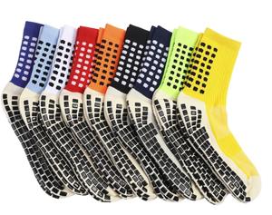 OEM personalizado medio Terry acolchado algodón Nylon deportes agarre calcetines calidad superior Medio equipo para baloncesto fútbol inferior otoño - Product Image 5