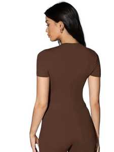 Ensemble de veste et short de cycliste en spandex/polyester pour femmes de luxe printemps-été 2023 avec motif - Product Image 4