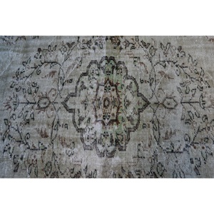 Alfombra Vintage turca de área grande clásica verde Beige 5,4x8,8 pies lana látex Patchwork para adolescentes alfombra rectangular para habitación de pasillo - Product Image 5