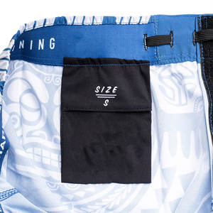 Pantalones cortos MMA elásticos en 4 direcciones con estampado personalizado al por mayor en poliéster con banda elástica en la cintura pantalones cortos de lucha con abertura curva para gimnasio - Product Image 5