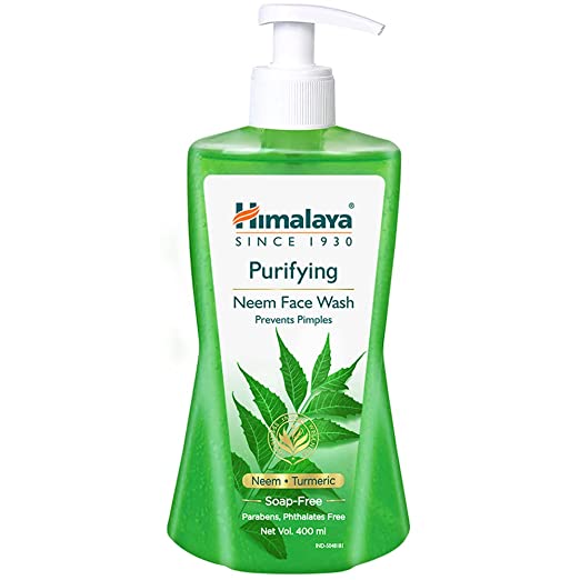 Himalaya ผลิตภัณฑ์ล้างหน้าสะเดาบริสุทธิ์50มล. 100มล. 150มล. & 200มล. ขจัดสิวและทำความสะอาดใบหน้าให้สดชื่น