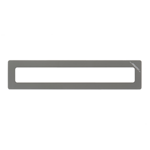 Finestra Magnetica per Intestazione DIN A4 Orizzontale / A3 Verticale, Grigio Chiaro, 10 pz / Confezione - KAN-MWH-A4Q-88 - Product Image 1
