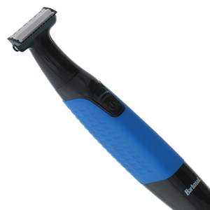 Afeitadora Eléctrica USB de Una Sola Cuchilla para Hombre, Mini Afeitadora Eléctrica Lavable de Doble Cuchilla, Instrucciones en Alemán, Repuesto de Cuchilla - Product Image 1