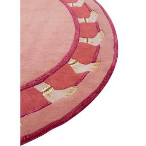 Alfombra Rectangular de Lana y Viscosa Tejida a Mano en Rojo Anaranjado, Diseño Novedoso Top-9055 de Jaipur Wunderkammer, para Uso en el Hogar, Pasillo o Habitación - Product Image 4