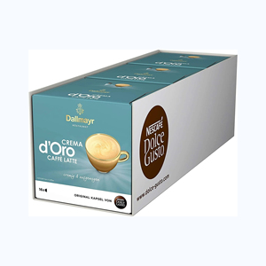Nescafé Dolce Gusto Dallmayr Crema dOro Caffe Latte 160g disponible à la vente avec une crème lisse et un mélange de café de qualité supérieure - Product Image 6