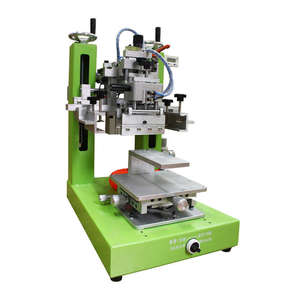 Machine d'impression sérigraphique de bureau semi-automatique rotative pour tasses, monocouleur, imprimante manuelle pour tissus - Product Image 3