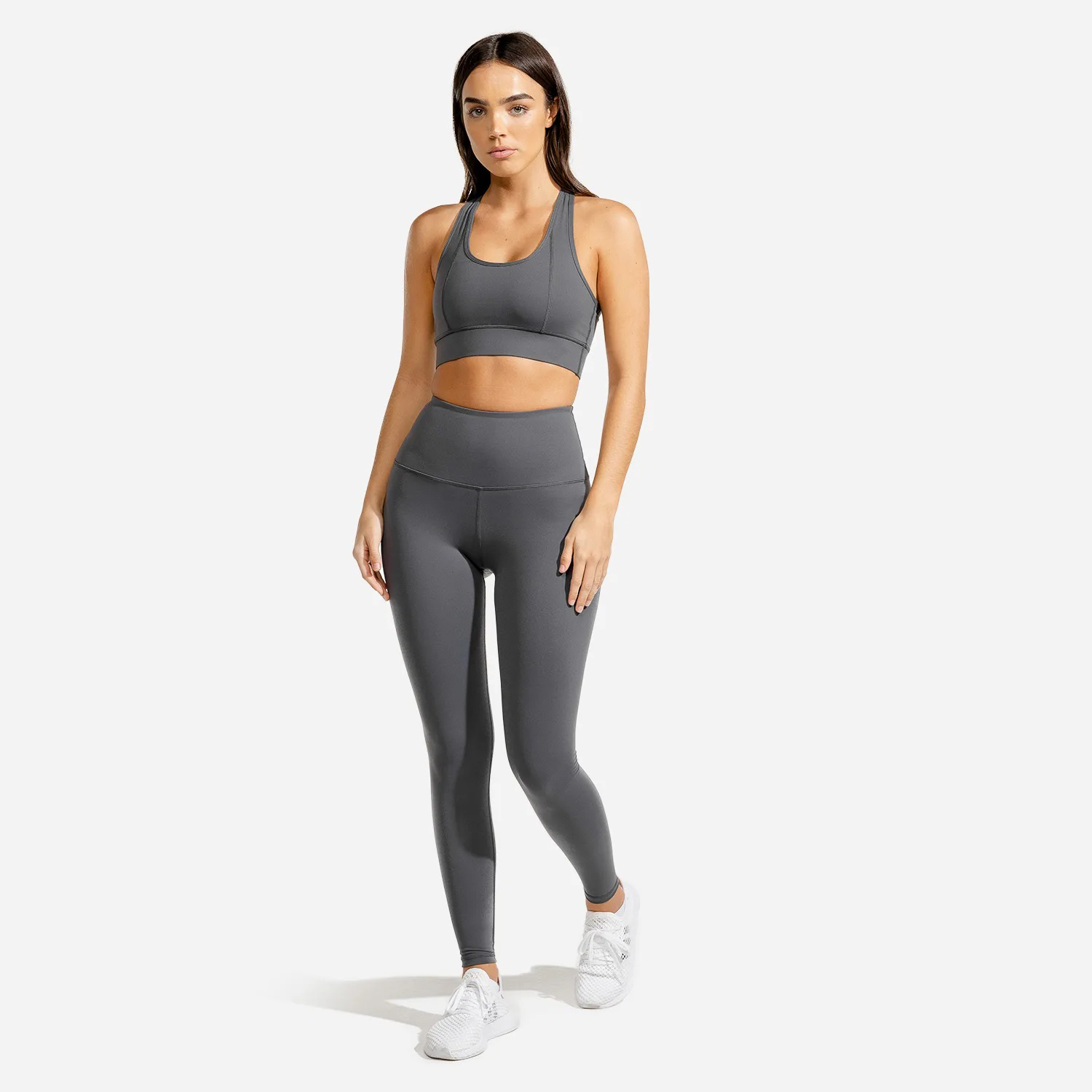 2026 Hot Sale High Quality Breathable Spandex/Polyester Active Stretch Fitness Sportswear Set 2-Piece Yoga Sets Sexy Mid Waist