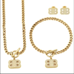 แหวนเซอร์คอนเคลือบทอง18K ทรงรีทรงกลมดีไซน์ใหม่สำหรับผู้หญิง - Product Image 1