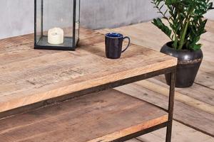 Wooden Side Table Modern Metal <b>Stool</b> High Export Quality Commercial Buyers Hot Selling Best 2024 Moradabad Handicraft Export - Product Image 6