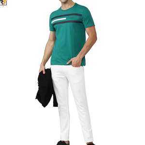 T-shirts imprimés personnalisés Impression de chemises 100% coton T-shirts pour hommes de marque personnalisés - Product Image 5