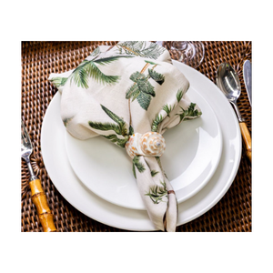 แหวนผ้าเช็ดปากเปลือกหอยทำจากเปลือกหอยธรรมชาติสำหรับตกแต่งโต๊ะแต่งงานหรูหราทำด้วยมือในเวียดนาม - Product Image 4