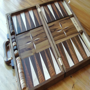 Armenium tallado hecho a mano Backgammon Set juego de mesa de madera para la diversión familiar juego backgammon regalo de Navidad para niños precio al por mayor - Product Image 2