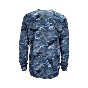 OEM logotipo personalizado ligero camuflaje impresión 100% poliéster Spandex manga larga pesca camisas transpirable protección solar - Product Image 3