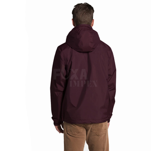 2024 imperméable fermeture éclair extérieur veste de pluie personnalisé imprimé abordable hommes coupe-vent randonnée vêtements de pluie - Product Image 2
