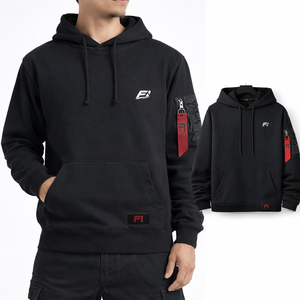 Sudadera con Capucha para Hombre Estilo Urbano, Venta al por Mayor en EE. UU., Diseño de Bolsillo Utilitario con Logotipo Personalizado, Fabricante OEM, Marca Privada, Proveedor de Moda B2B - Product Image 1