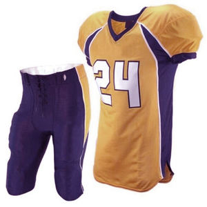 Top qualité 100% Polyester Logo américain sur mesure Football uniforme Football uniforme à vendre uniforme de football américain - Product Image 4