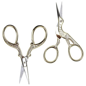 Petits ciseaux à broder OEM Petits ciseaux petits droits en acier inoxydable pointe pointue détails de coupe de précision fil - Product Image 2