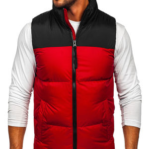 Maillot de corps personnalisé sans manches en duvet de canard gilet bouffant vierge pour hommes ensemble de gilets en duvet de canard grande taille pour hommes entretenus par les OEM - Product Image 1