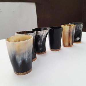 แก้วน้ำทำจากเขาควายธรรมชาติ สไตล์ไวกิ้งยุคกลาง - Product Image 2