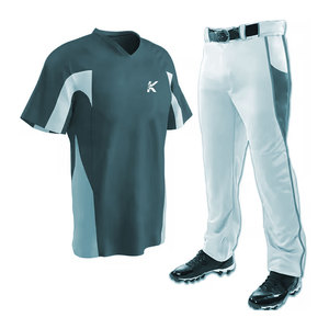 Tenue de baseball pour homme adulte KANEKA SPORTS, polyester respirant, tissu à séchage rapide, haute qualité, confortable, entraînement sportif en équipe - Product Image 1