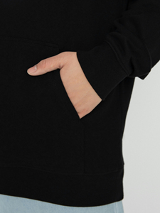 100% Premium haute qualité coton hiver pull à capuche pour hommes personnalisé broderie impression épaisse bouffée personnalisé uni coton blanc - Product Image 4